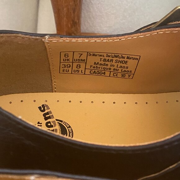 Dr. Martens T-Bar Shoe in Black - Picture 4 of 4